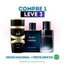 PROMO BLACK FRIDAY - Combo 3 Perfumes Masculinos  - Asad Lataffa | Bleu | Sauvage Dior  - (100ml)